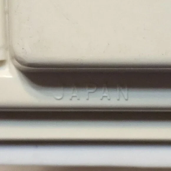 Vtg Picture Frame Porcelain Orchid Orange Floral Metallic Copper Accents Japan - Picture 10 of 10